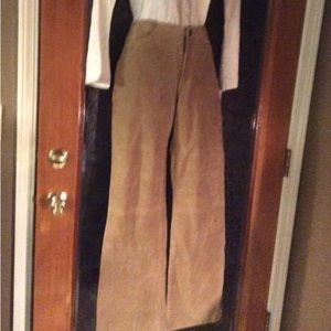 Vintage Mossimo Real Suede Leather Flare Pants 4